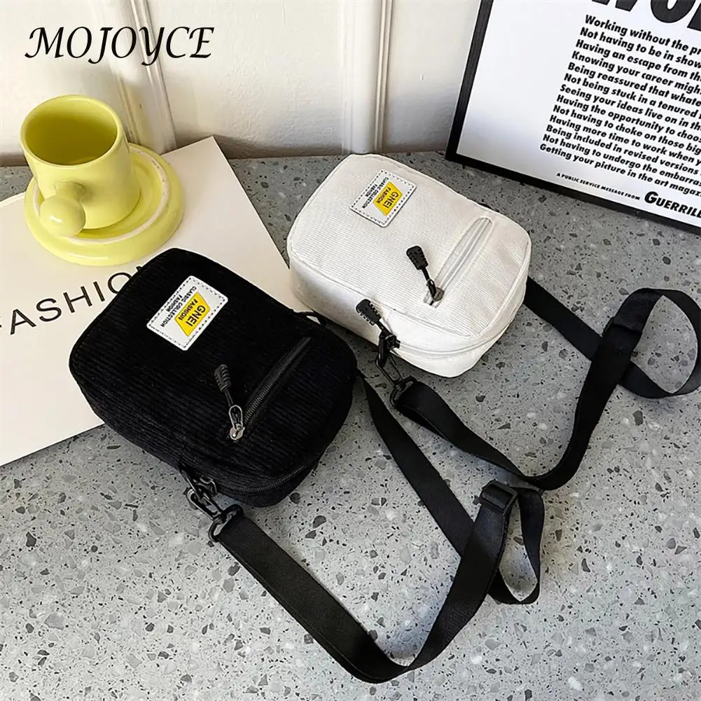 

Женская Вельветовая сумка через плечо на молнии, Осень-зима, женские маленькие сумочки, Женская Повседневная многослойная маленькая сумка ...