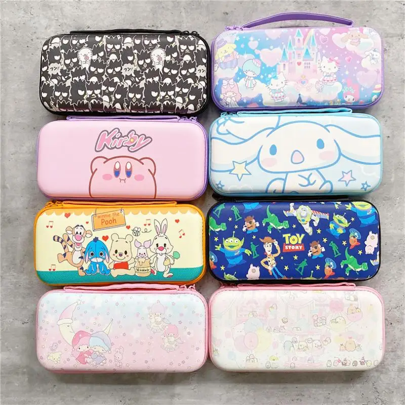 

Kawaii Sanriod Kuromi Cinnamoroll Applicable To Switch Case Ns Cartoon Switch Case Storage Package Host Cover Protective Shell