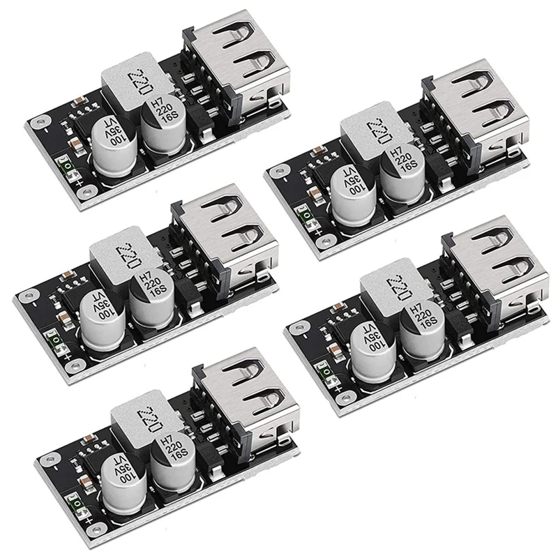 

JABS DC-DC Backward Converter 6V-32V To 3V-12V Adjustable Power Supply 24V To 12V 5V 3V USB Voltage Regulator Quick Charge