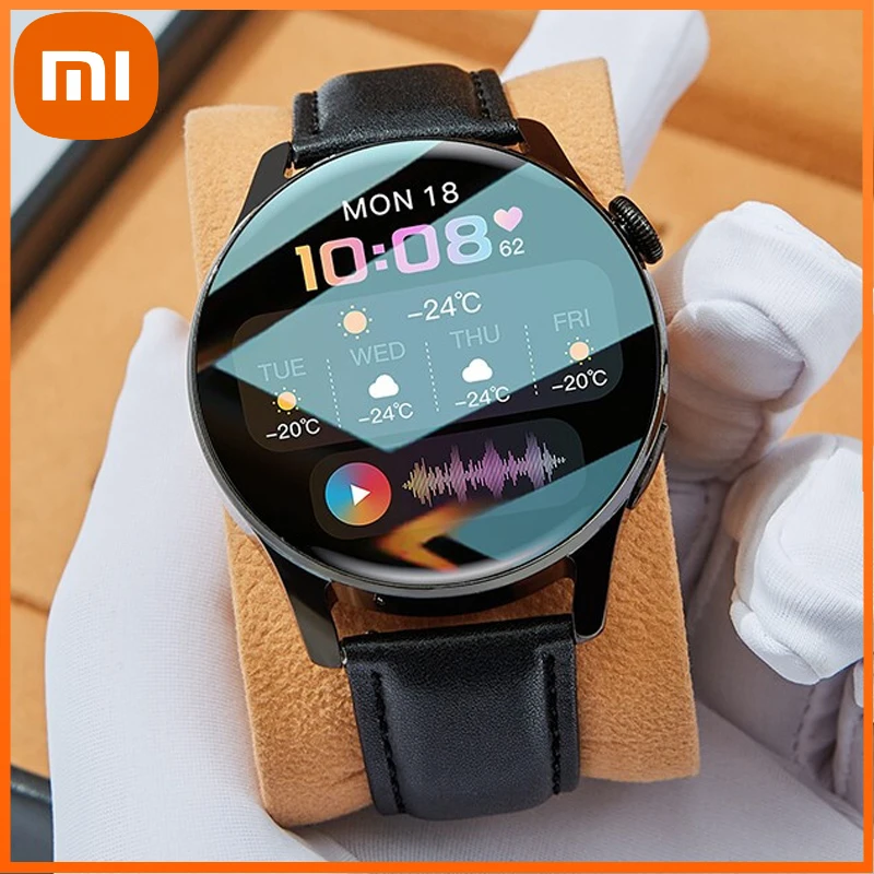 

Xiaomi Relogio Inteligente Smart Watch for Huawei IPhone IOS Android Smartwatch Man Bluetooth Call Fitness Blood Pressure 2022