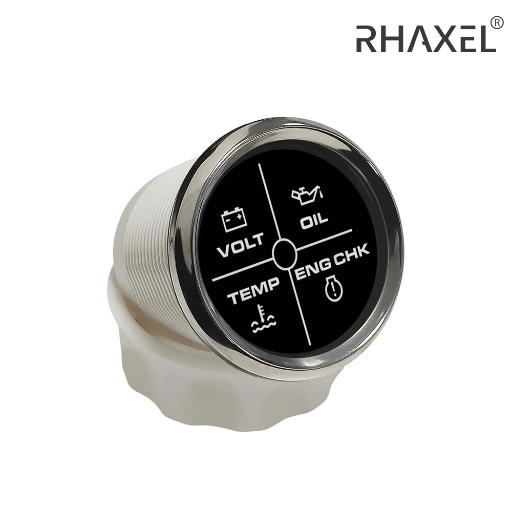 Манометр RHAXEL Универсальный измеритель давления масла воды с сигнализацией