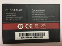 100 new cubot max battery 4100mah replacement backup battery for cubot max cell phone in stock
