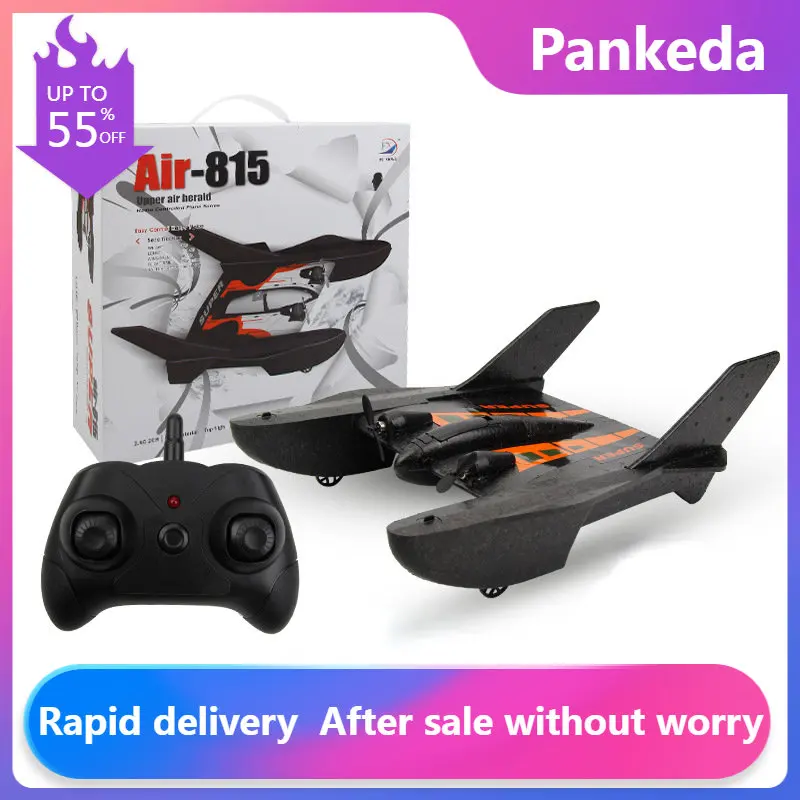 

Fx815 Rc Aircraft 2-Channel Fixed-Wing Glider 2.4G Remote Control Spacecraft Model Seaplane Kid Toys RC Racing Speedboat Toy