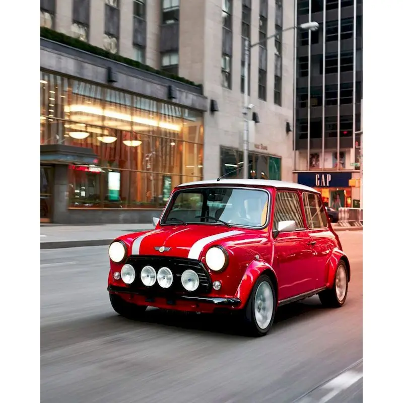 

GATYZTORY Frame City DIY Painting By Numbers Modern Wall Art Acrylic Paint On Canvas Car Hand Painted Oil Painting Home 40x50cm