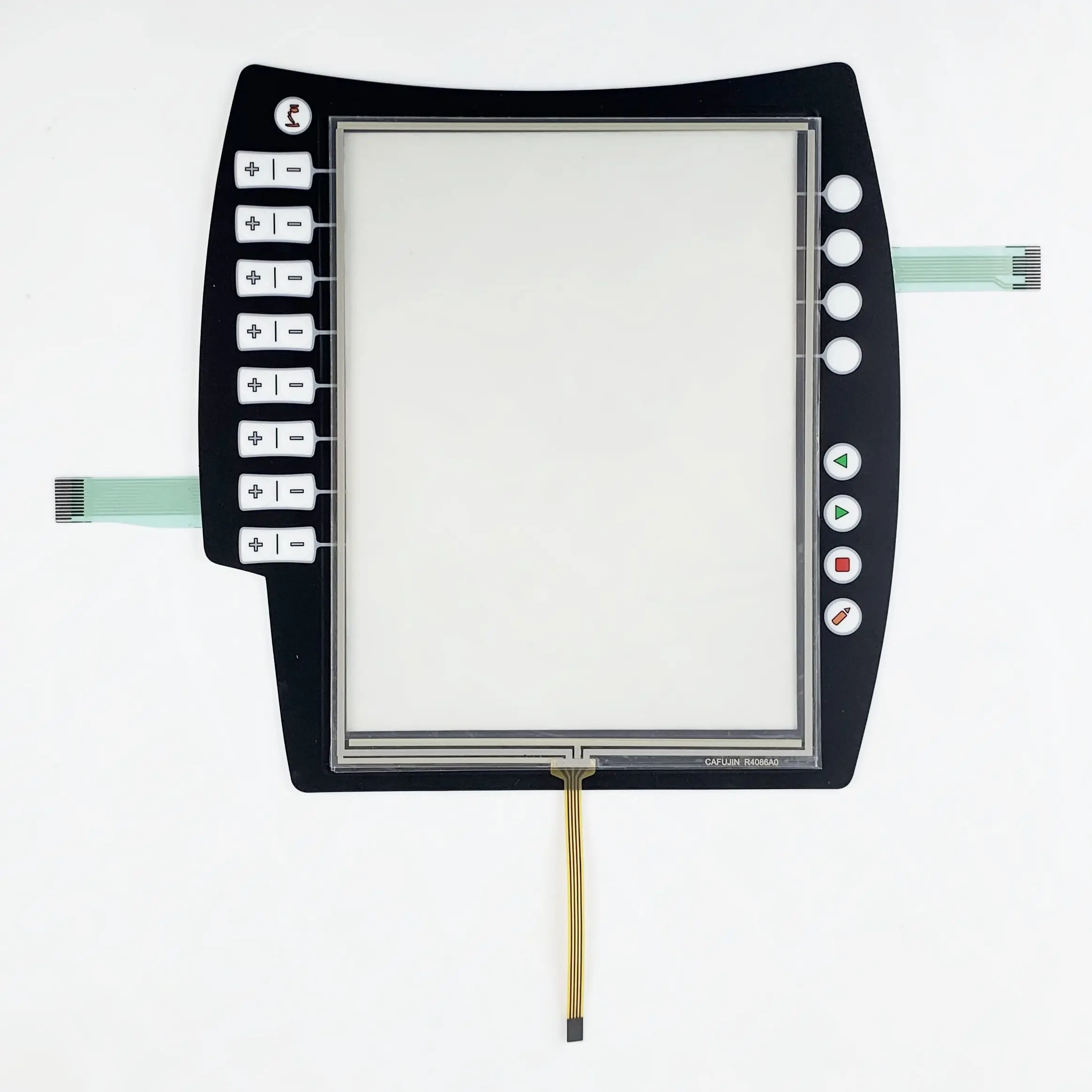 

Touch Screen Panel Glass Digitizer for KUKA smartPAD KRC4 KR C4 00-168-334 00-189-002 teach pendant + Membrane Keyboard Keypad