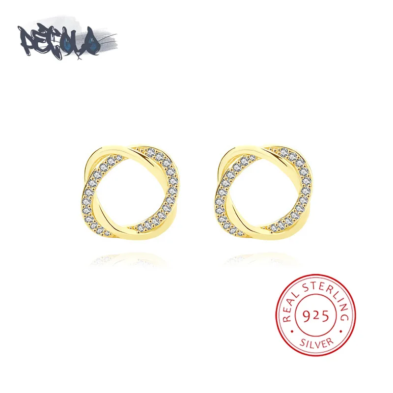 

Женские серьги из серебра 925 пробы, с фианитом