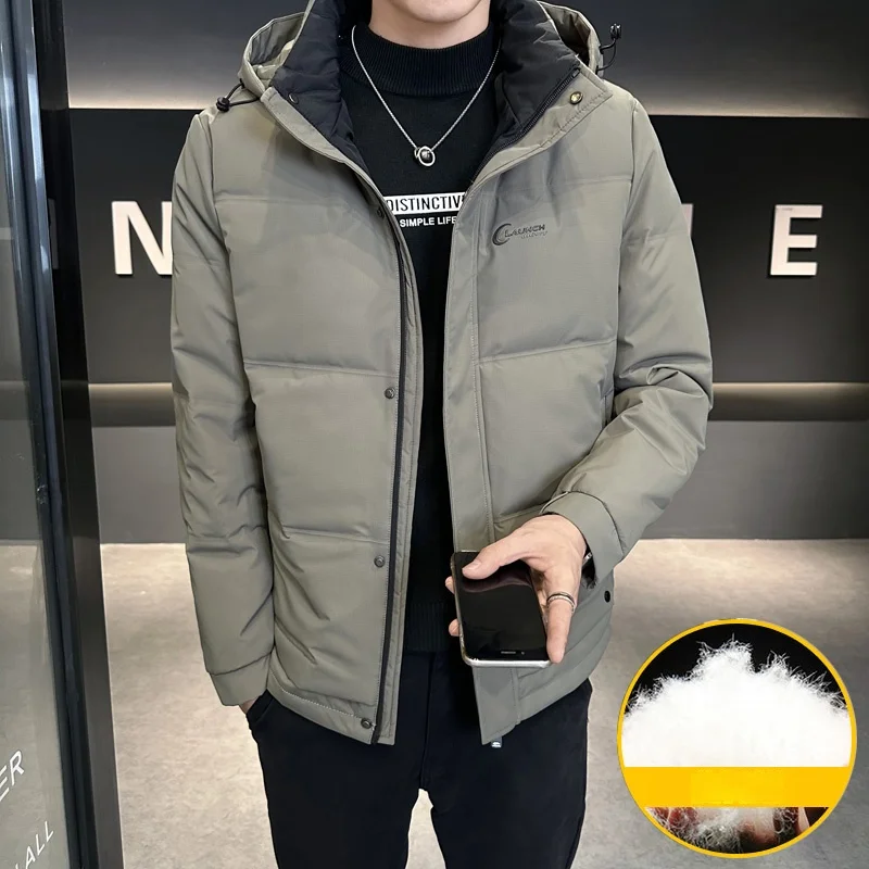 Новинка Зима 2023 пуховик Мужская съемная толстовка повседневный красивый