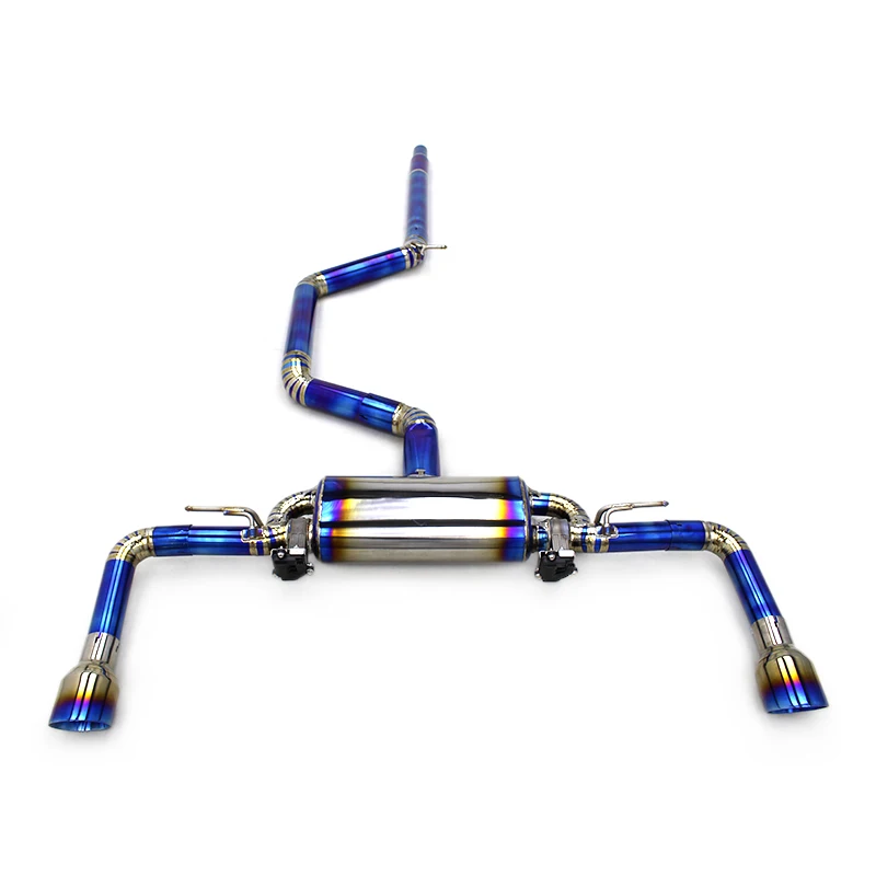 Фото Выхлопная система Yooking Titanium Muffler Pipe Escape для VW GOLF 8/MK8/GTI 2.0T (2020-2024) №1