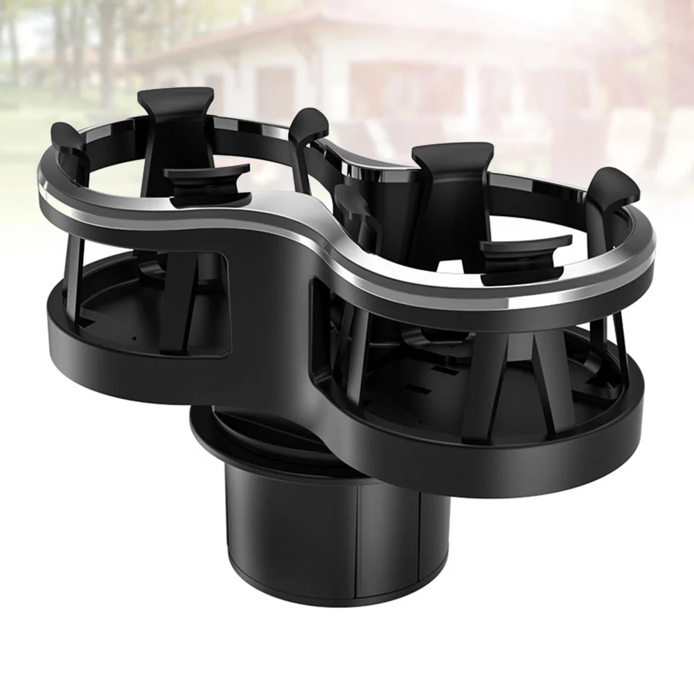 

Car Cup Holder ABS Double Hole Drinks Holders Automotive Mount Cola Mug Holder Stand for Vehicle Truck Auto