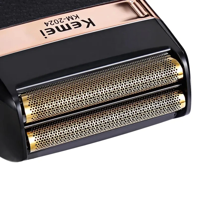 Мощная перезаряжаемая бритва Kemei для мужчин из фольги головка бритья бороды