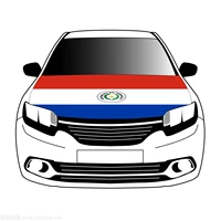 paraguay flags car hood cover 3 3x5ft 100polyestercar bonnet banner