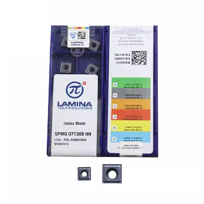 10 шт. твердосплавные режущие пластины для LAMINA SPMG SPMG050204 SPMG060204 SPMG07T308 SPMG090408 SPMG110408