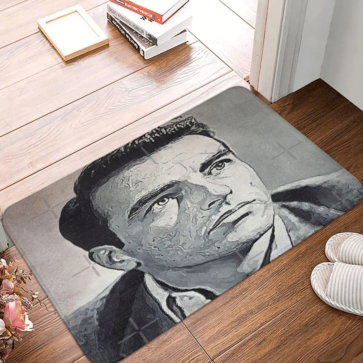 Montgomery Clift Art - Oil Paint D86 коврики для туалета ванной коврик стола стула