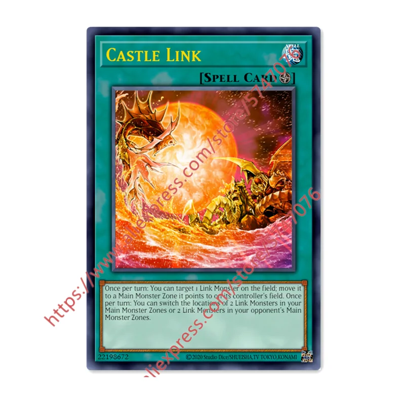 

Yu Gi Oh Castle Link SR Japanese English DIY Toys Hobbies Hobby Collectibles Game Collection Anime Cards