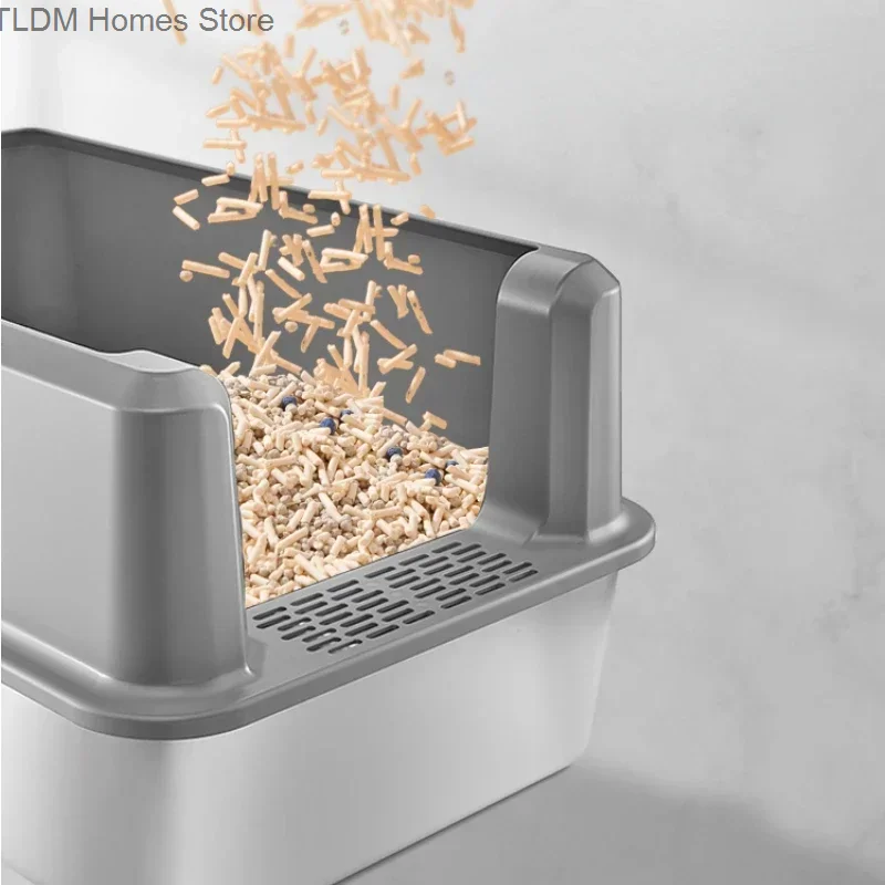 Контейнер для кошачьего туалета большой контейнер из нержавеющей стали уборки