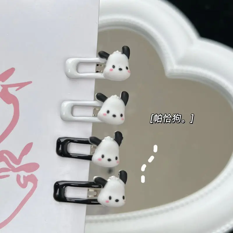 

5Pcs Kawaii Sanrios BB Clip Accessories Pochacco Simple Beauty Hair Accessories Bangs Clips Broken Hair Clips Gifts for Girls