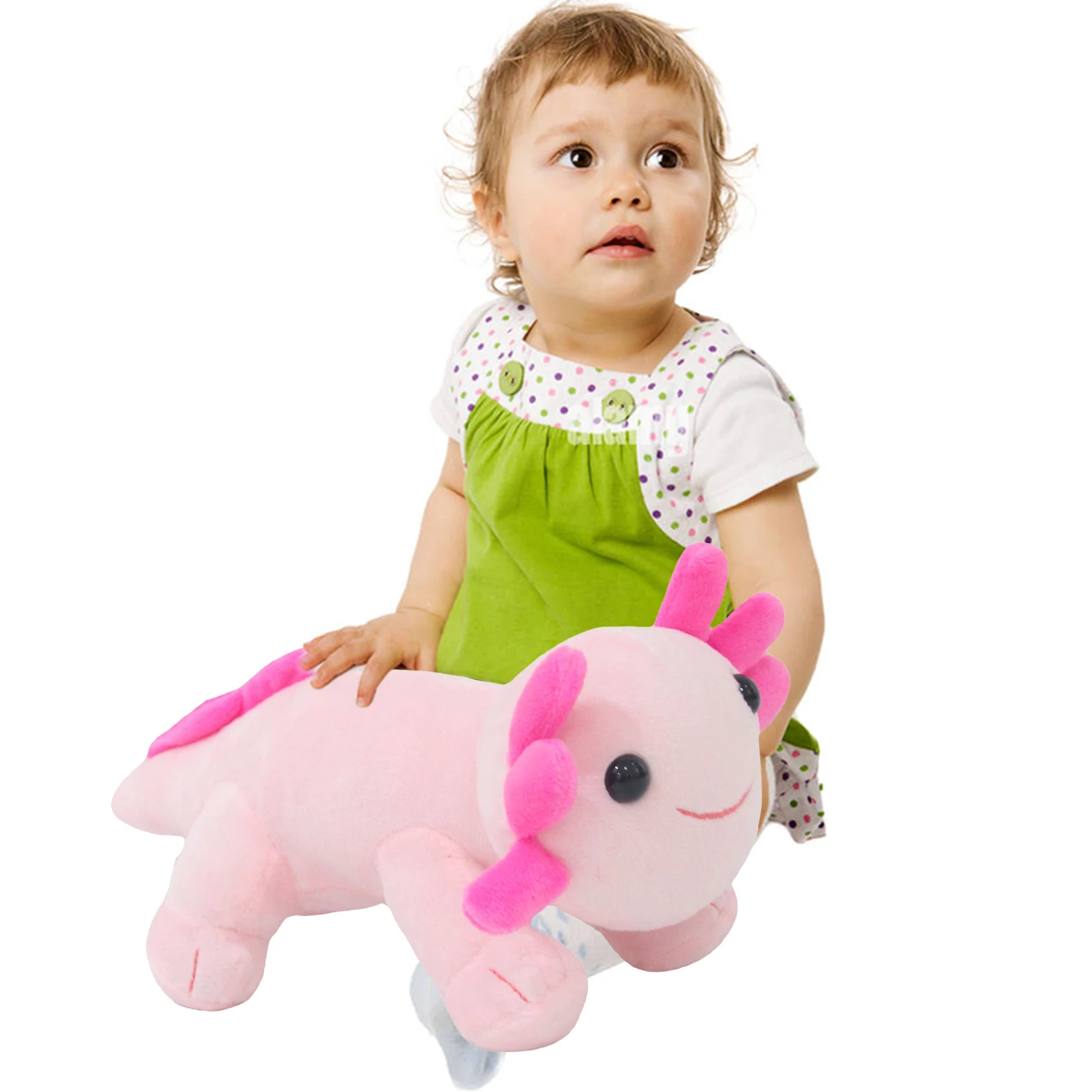 

Симпатичная плюшевая игрушка Axolotl, мягкая плюшевая игрушка в виде животного, плюшевая мультяшная Axolotl Мягкая кукла на ощупь, мягкая подушка ...