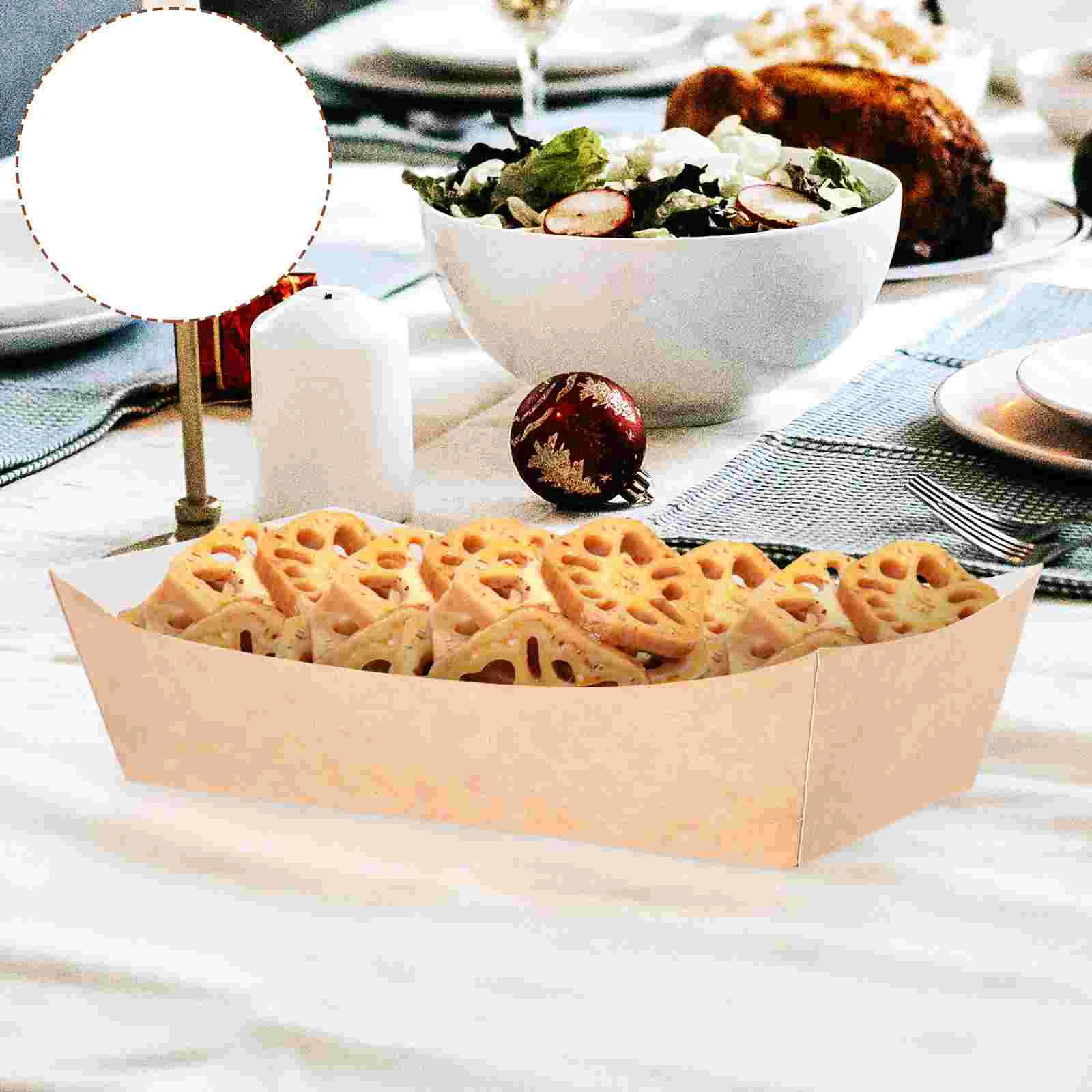 100 шт. лотки для сервировки еды бумажная лодка коробка тарелки суши вечерние