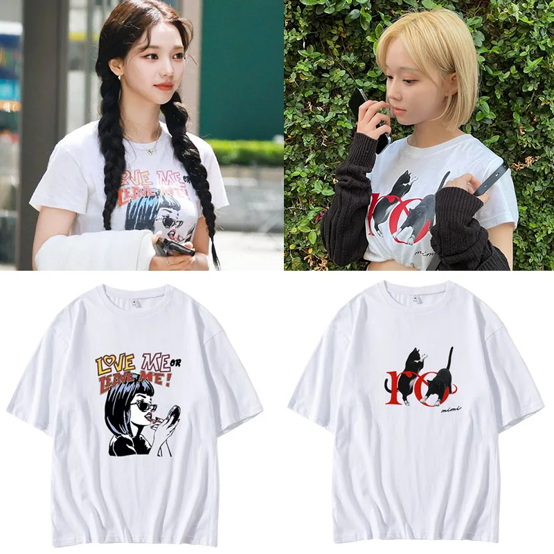 

Модная футболка 90-х K-Pop Kpop AESPA Harajuku, женская футболка Ullzang в Корейском стиле, графическая кавайная футболка, Повседневная футболка в стиле хип...