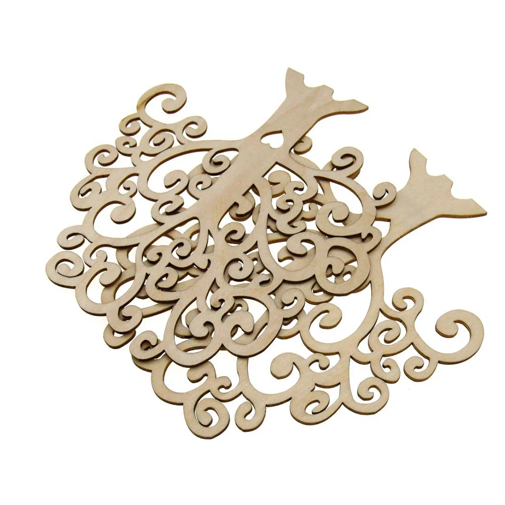 

Wood Tree Cutouts Wooden Slice Unfinished Shapes Crafts Blank Slicesshape Slabs Family Ornament Hanging Paintornaments Trees