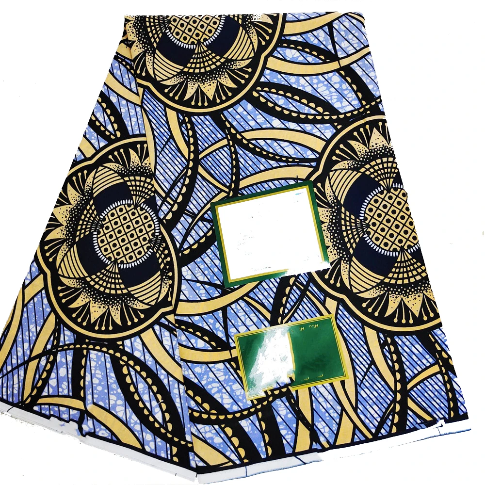 2022 Нигерия батик высокое качество Анкара Африканский ткань чистый хлопок