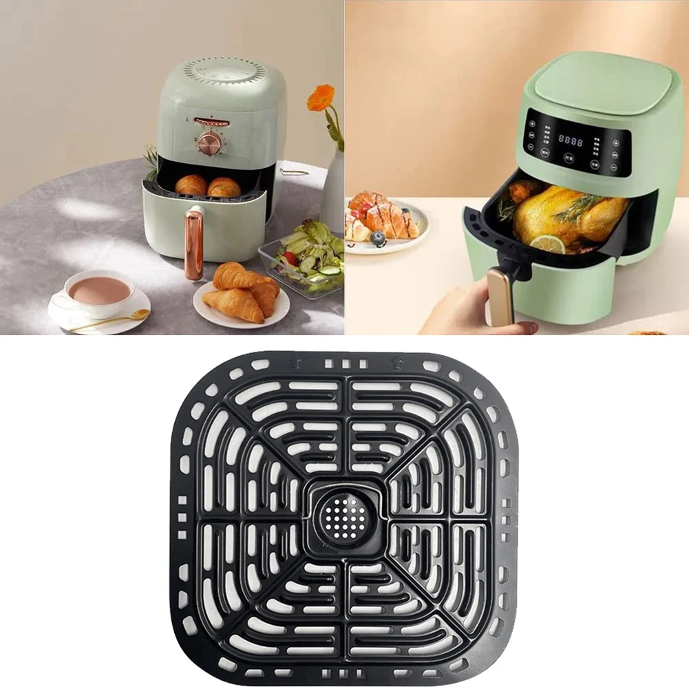 

Air Fryer Steaming Crisper Plate Non-Stick Fry Grill Pan Replacement Steamer Rack Dishwasher Safe Air Fryer Accessories Kitchen