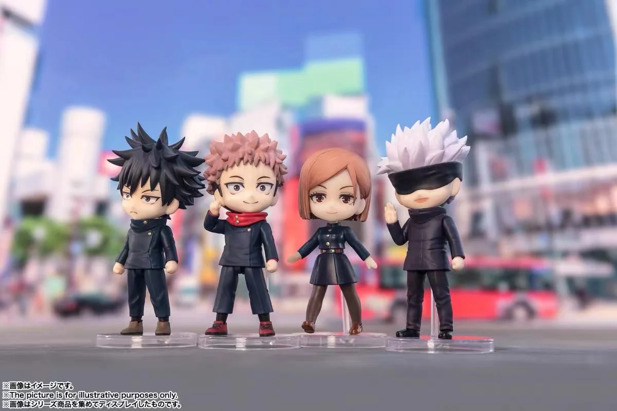 

Bandai Figuarts Mini Jujutsu Kaisen Itadori Yuji Fushiguro Megumi Kugisaki Nobara Geto Suguru Gojo Satoru Action Figures Toys