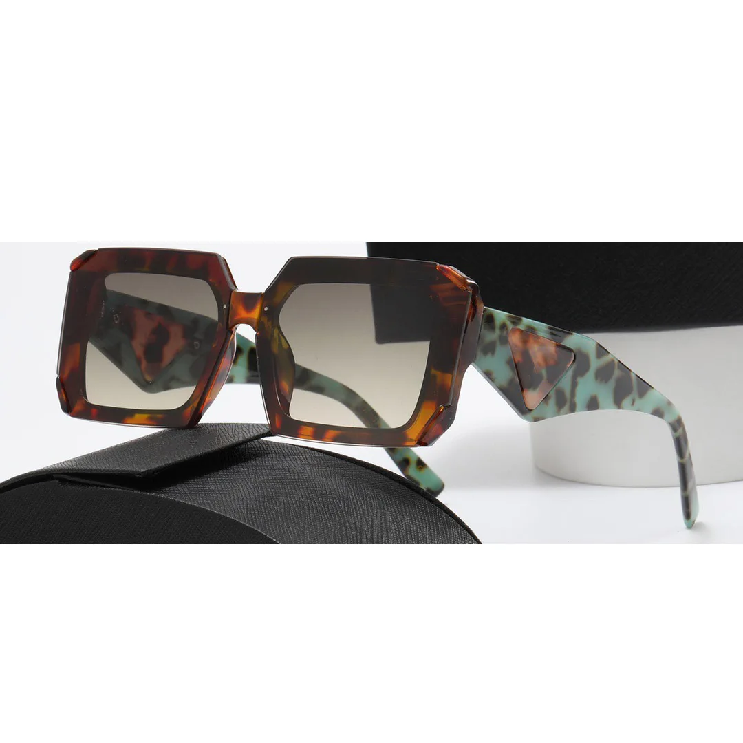 

2022 Модные женские роскошные солнцезащитные очки с леопардовым принтом, высококачественные пляжные очки для рыбалки для мужчин, большая бре...