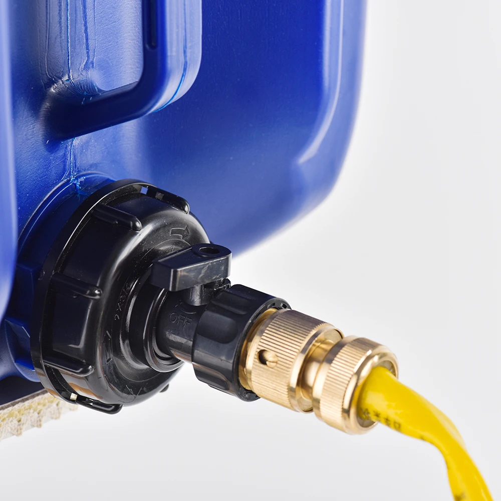 Адаптер крана резервуара IBC S60 * 6 грубая резьба в латунь быстроразъемный клапан