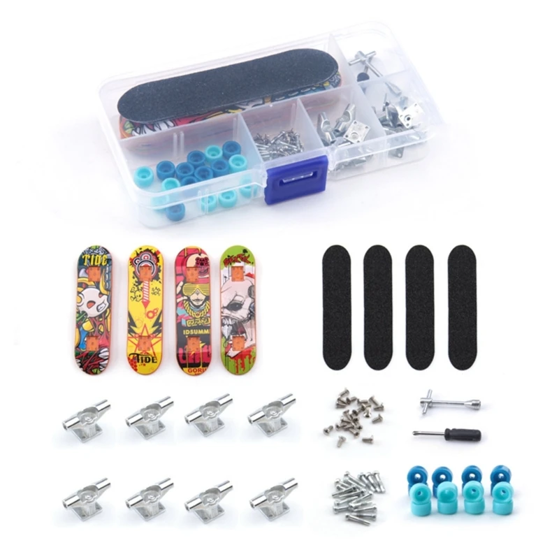 

Mini Finger Toy Finger Skateboard Assorted Color Fingertip Movement Class Prizes Fingers Toy for Skateboarders E65D