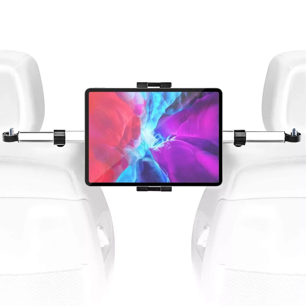 

Phone holder in car for 4.7''-12.9'' Tablet Phone Car Holder Between Back Seat Headrest Tablet Mount Clamp for i