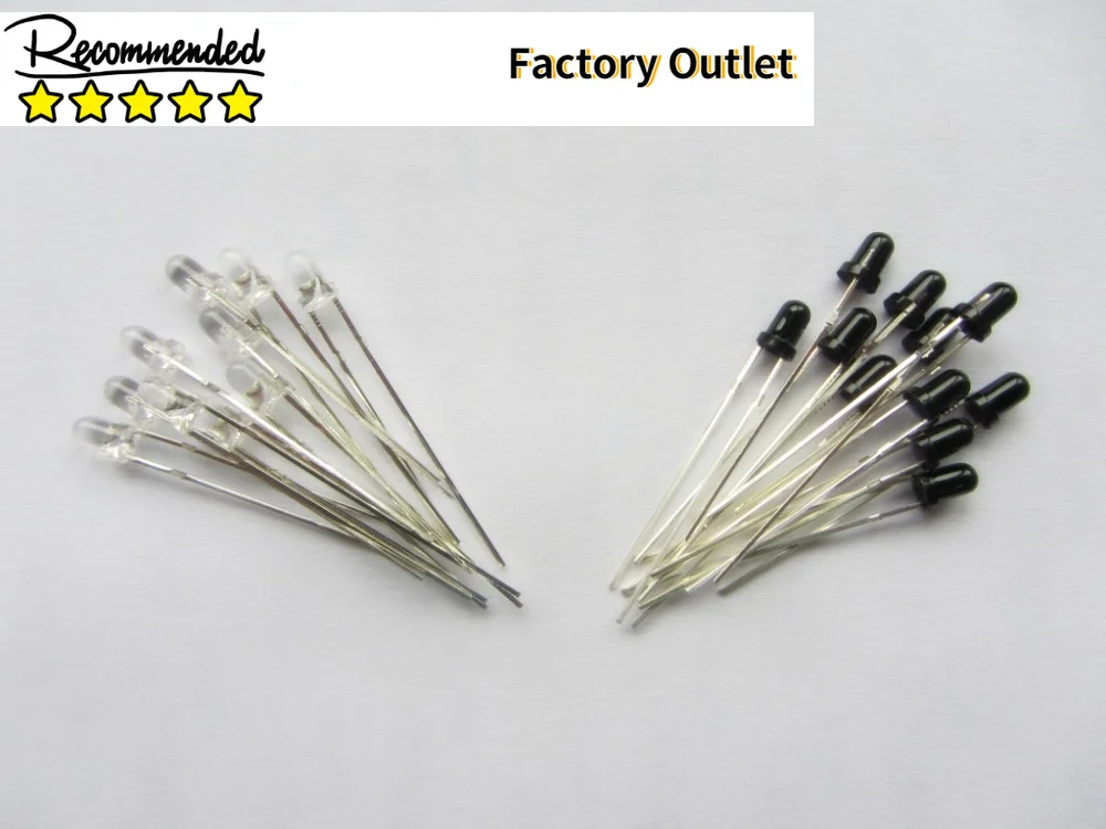 10 пар светодиосветодиодный 3 мм 940 нм ИК инфракрасные излучающие и приемные диоды