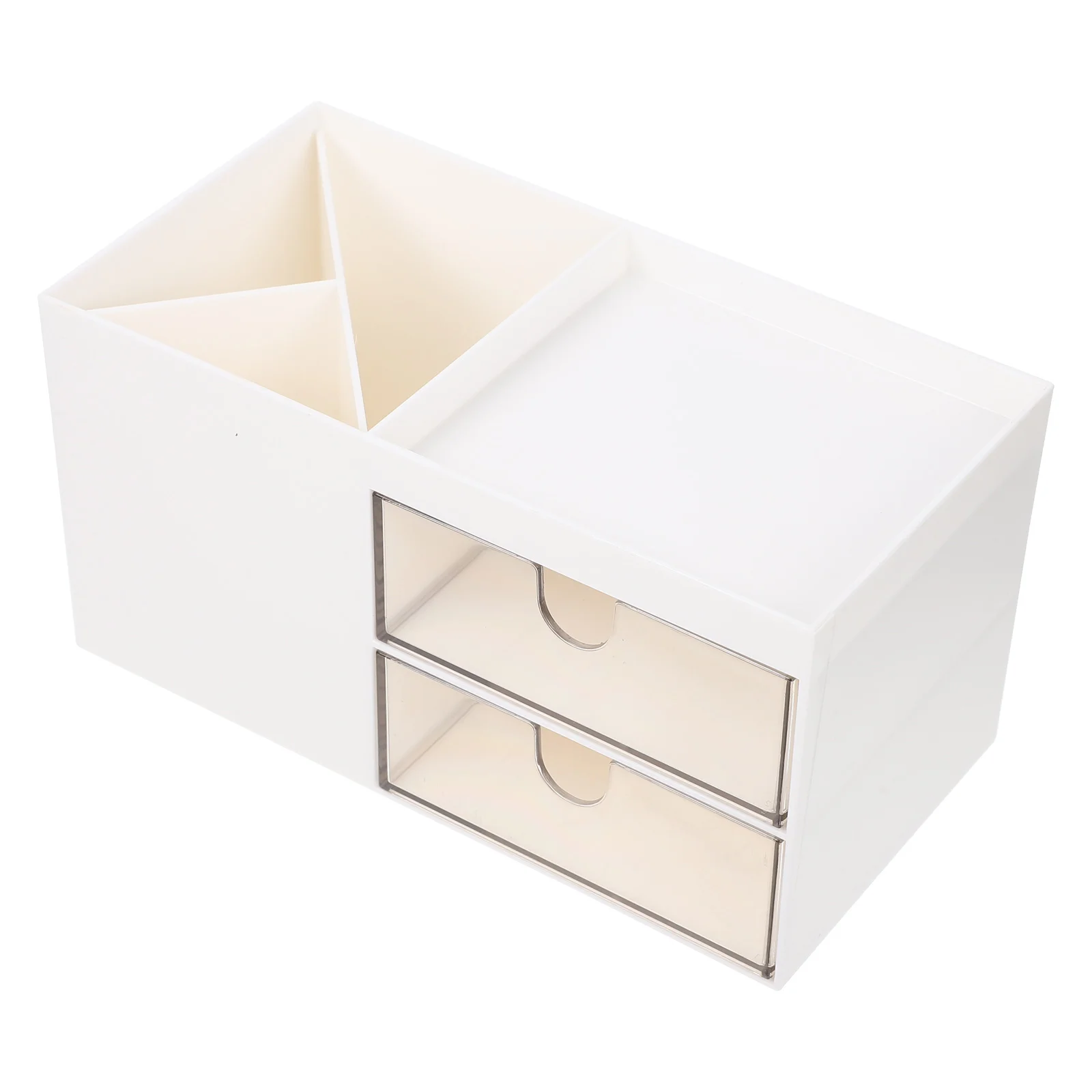 

Organizer Makeup Storage Holder Boxdesktop Bathroom Desk Casestationery Lipstick Office Drawercountertop Brush Container Vanity