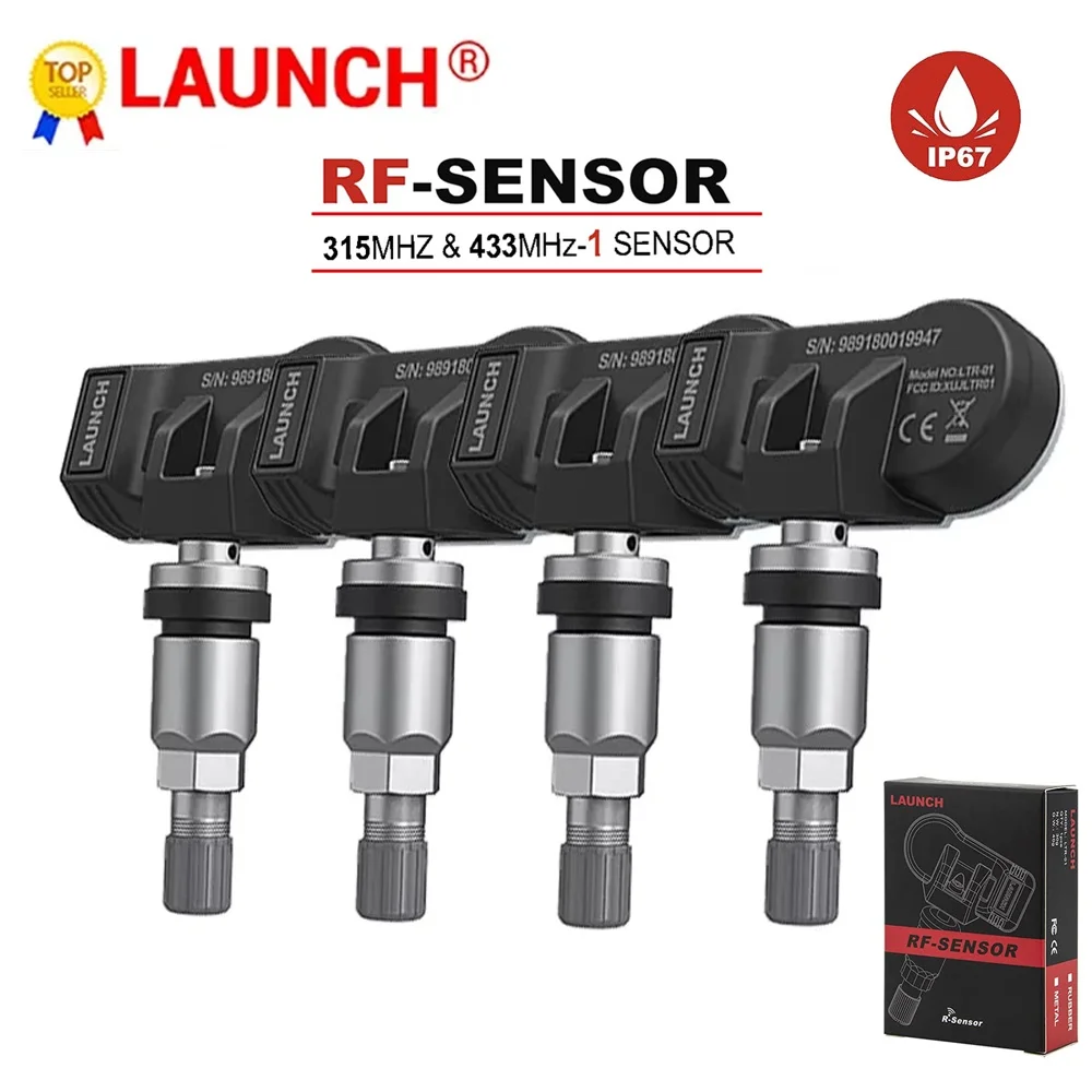 Фото LAUNCH X431 2 в 1 RF-SENSOR 315 МГц/433 МГц TPMS Датчик Инструменты для ремонта шин Сканер Датчики давления в шинах Тестер Программирование №1