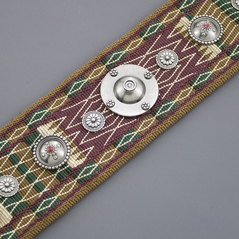 6cm Shoulder Strap For Saddle Bag Fashion Tassel Canvas Bag Strap Accessorie For Handbags Luxury Design Crossbody Bag Strap