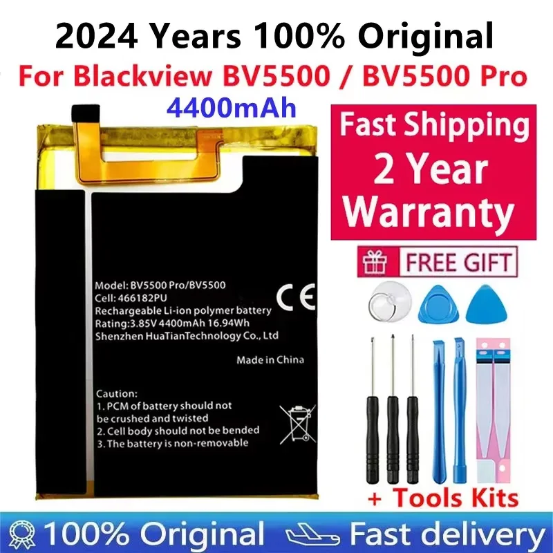 100% оригинальный новый аккумулятор емкостью 4400 мАч BV5500 для Blackview BV 5500 Pro последняя