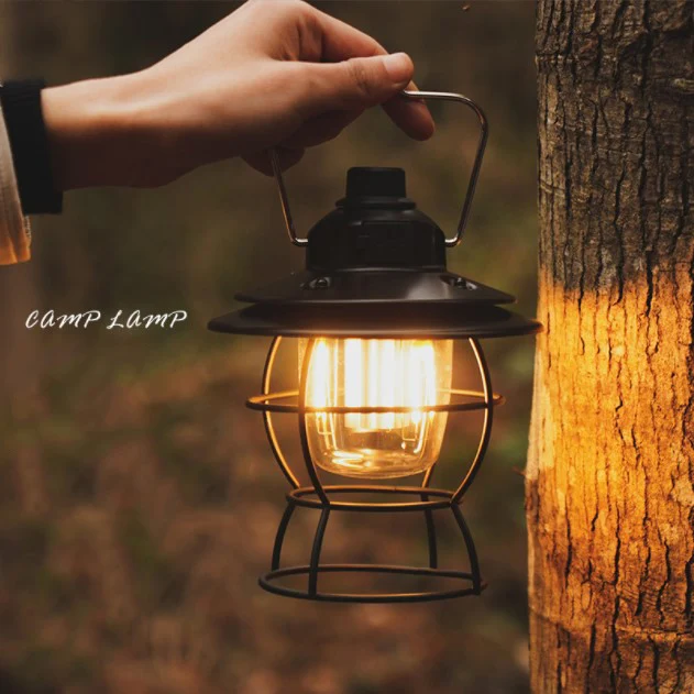 

2022 New Retro Led Rechargeable Portable Horse Light Multi-function Emergency Light Charging Treasure Outdoor Camping Tent Light