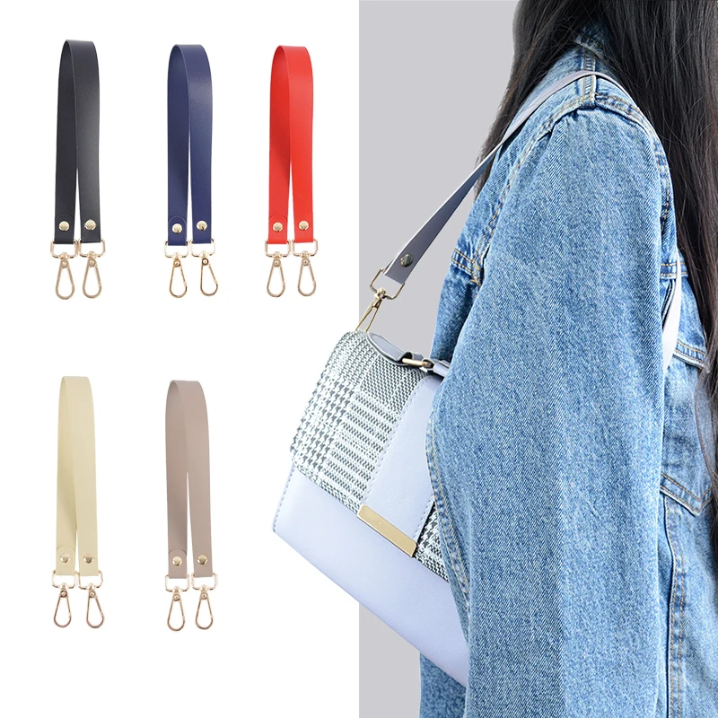 

New 56cm PU Leather Shoulder Bag Strap Handles underarm portable DIY Replacement Purse Handle for women Handbag Accessories