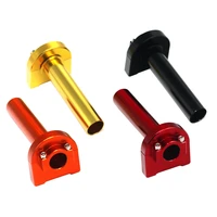 motolovee motorcycle universal 22mm 78 cnc aluminum accelerator throttle twist grips for moped scooter dirt bike refit parts