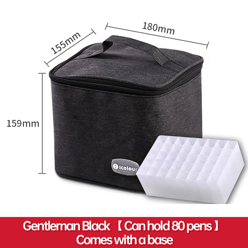 

Icolour сумка для маркеров синяя 36/48/60/80/168/240 шт