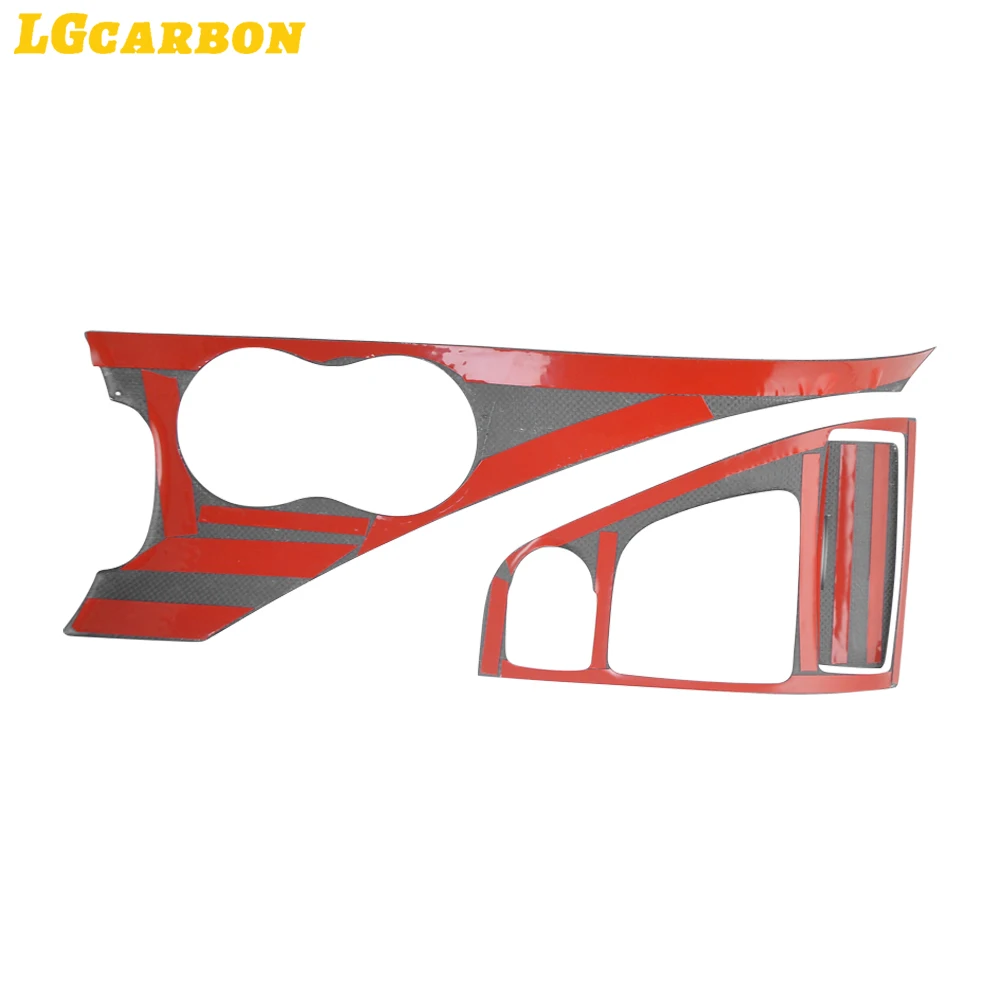 LGcarbon 3 шт. сухая карбоновая ручка для передней панели автомобиля подходит Infiniti Q50