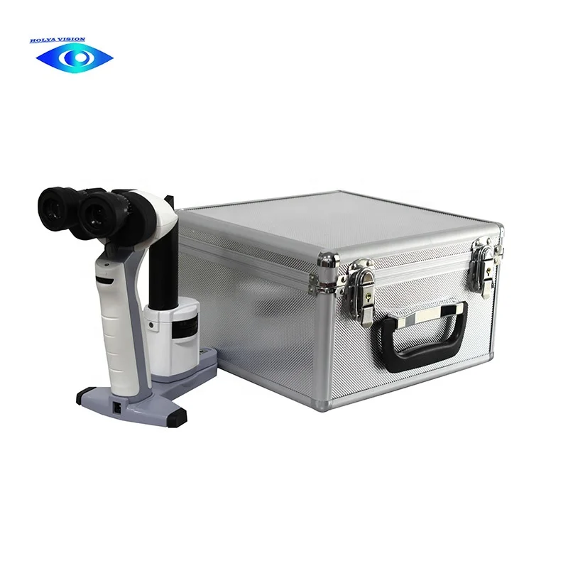 

optical and ophthalmic handheld LED portable Slit lamp microscope for hot sale