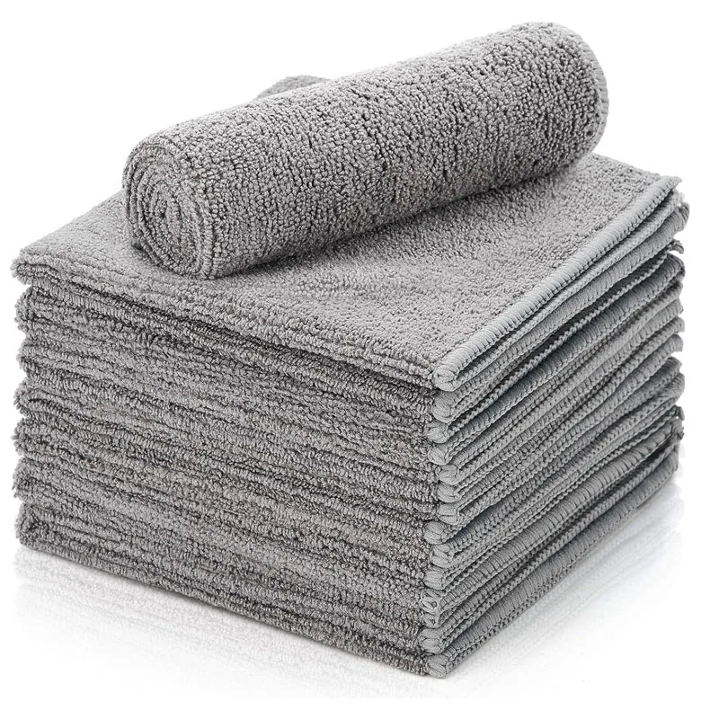 

Супервпитывающие кухонные тряпки из микрофибры Grey Bamboo Charcoal