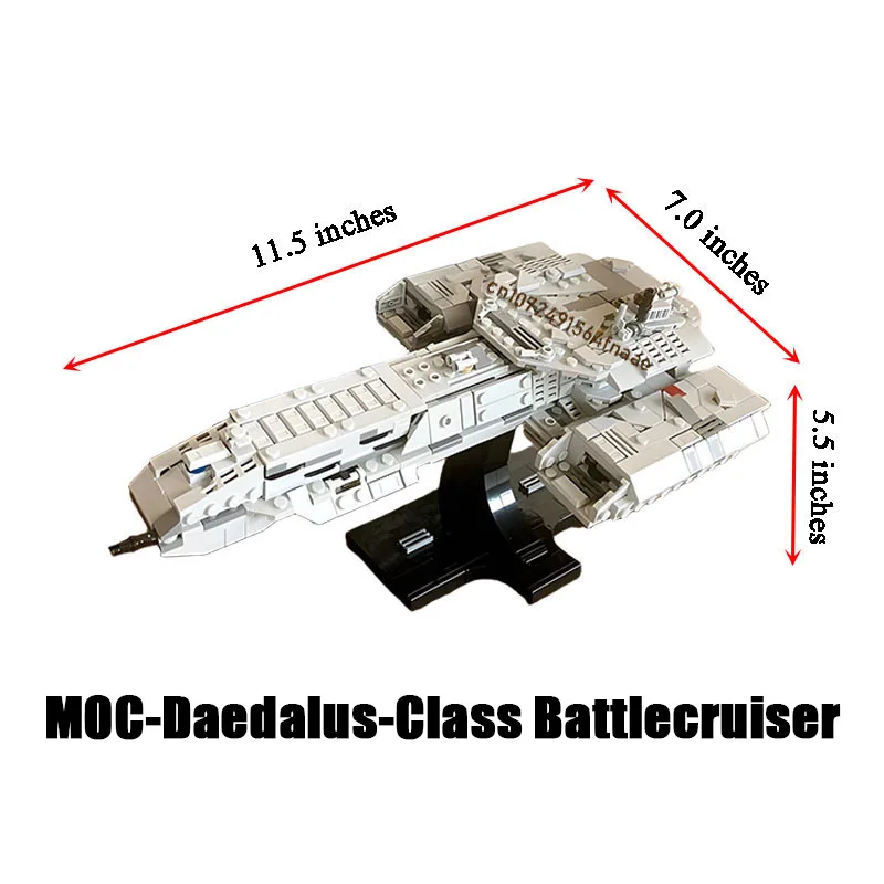 Фото MOC Halo Rocinante Battlestar Galactica Alien USCSS Nostromo Космический корабль Строительные блоки Звездный корабль DIY Кирпичи Модель Коллекция игрушек №4