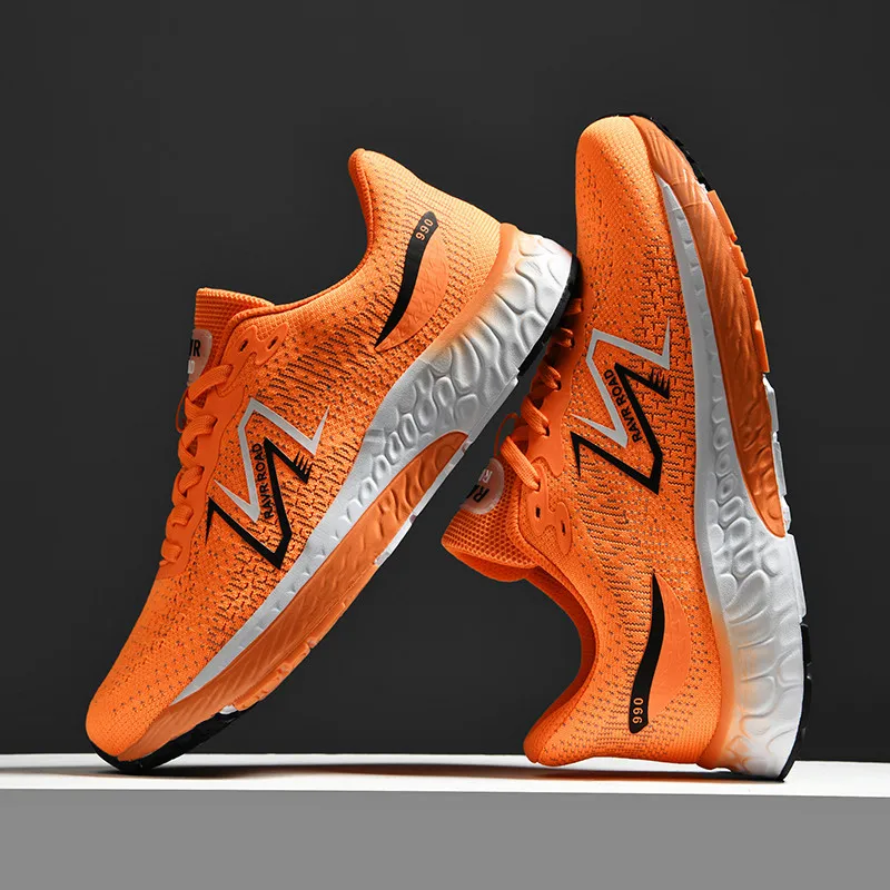 2023 New Men's Sneakers Lightweight Outdoor Running Shoes Air Cushion Sneakers Elastic Running Shoes Jogging Tenis Hombre 39-45