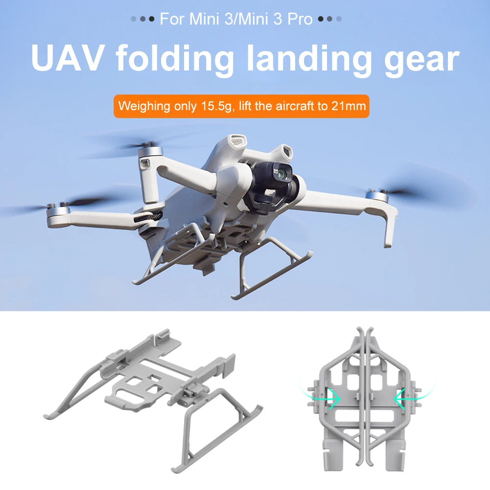 

Складная посадочная шестерня, быстросъемная защита для удлиненных ножек, пропеллер, фиксатор для DJI Mini 3, подставка для высоты, аксессуары дл...