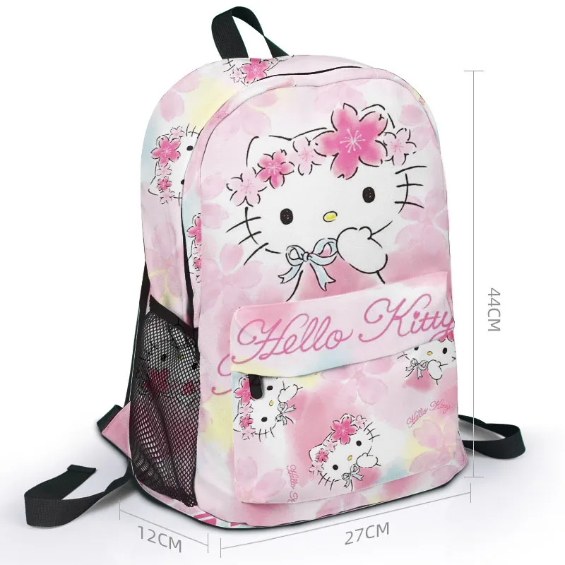 

Kawaii Sanrio Hello Kittys Kuromi Shoulder Bag Anime Cartoon Around Canvas Shoulder Bag Outdoor Backpack Student Schoolbag Toys