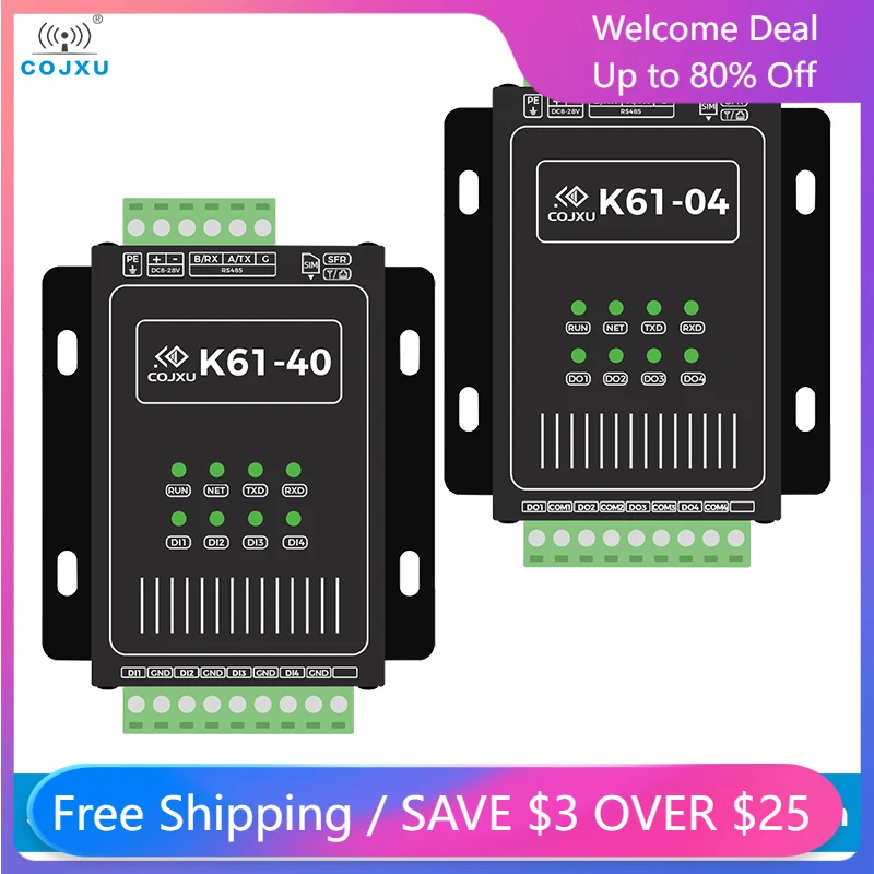 

EBYTE Lora SX1262 Switching Value RS485 Data Transparent Remote Transmission Modbus RTU/TCP Hardware Watchdog Anti-Interference