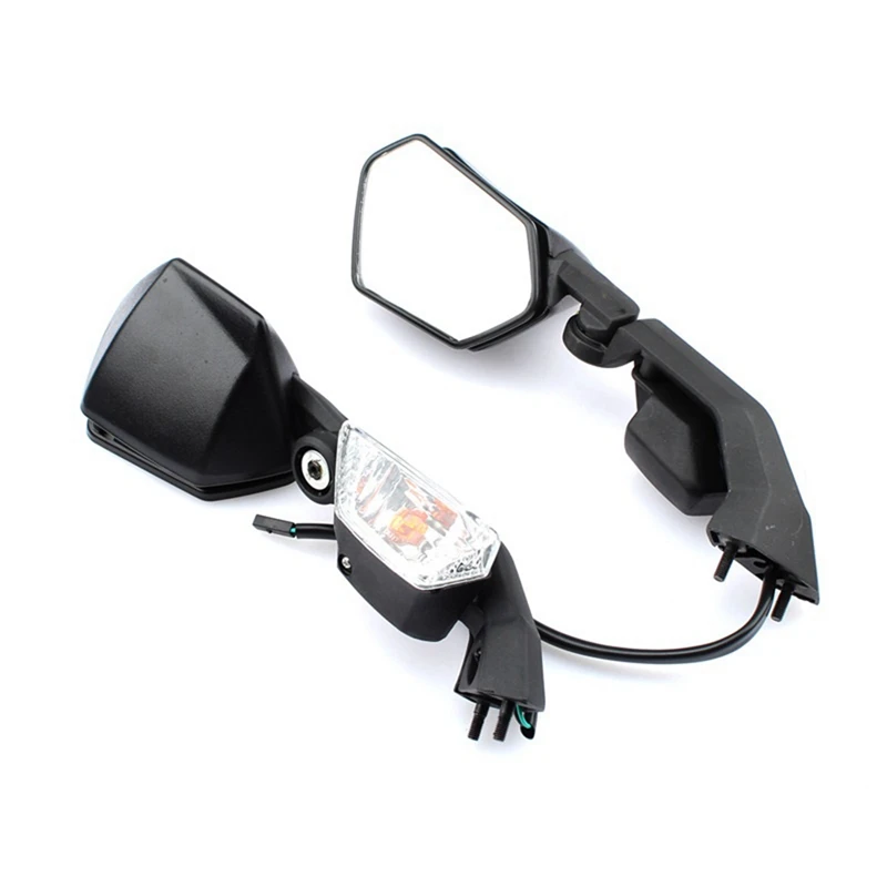 

Motorcycle Turning Light Rear Side View Mirror Rearview Mirror Back A Car Mirror For Kawasaki ZX-10R ZX10R 2008-2011