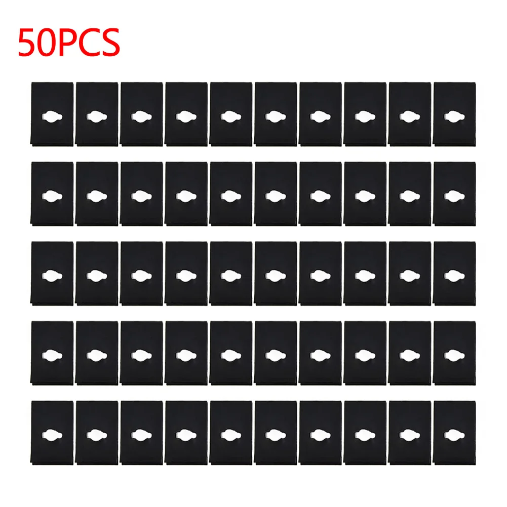 

U-Nuts Clip Universal Accessory Parts 50pcs Car Fastener Metal Replacement Screw Spire